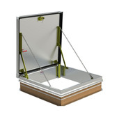 BILCO 48" x 48" Equipment Access Roof Hatch - Aluminum - Bilco 