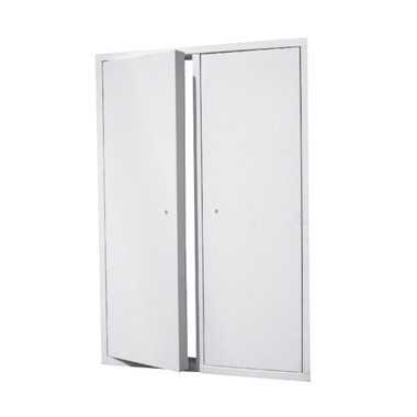 48" x 48" FD2D - 2 Hour Fire-Rated Insulated, Double Door Access Panels for Walls and Ceilings - JL Industries