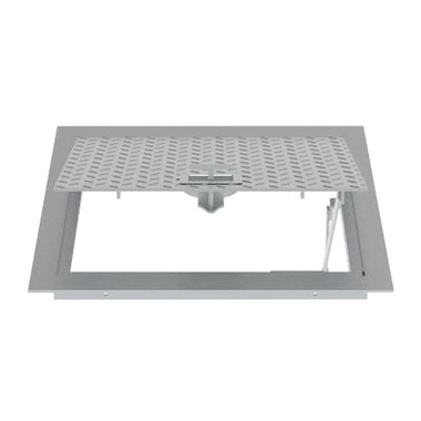 24" x 24" Flush Aluminum Floor Hatch - Cendrex