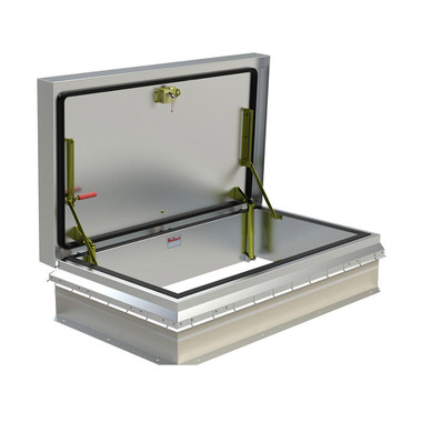 30" x 54" Thermally Broken Ship Stair Roof Hatch - Bilco