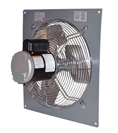Wall Mount Panel Type Exhaust Fan 20 inch Variable Speed 3620 CFM Direct Drive P20-1V