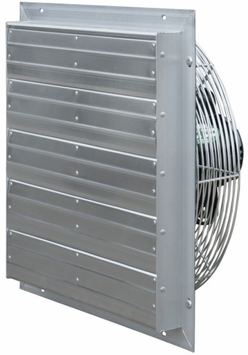 VES Shutter Exhaust Fan w/ Cord 20 inch 1644 CFM Variable Speed Direct Drive VES201C