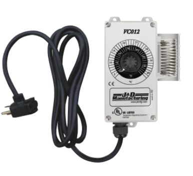 Large Dial Single Stage Thermostat Control w/ 8' Cord (Heating & Cooling) VC012-C