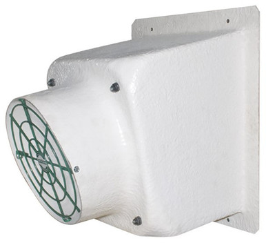 Tornado Fiberglass Exhaust Fan No Cone w/ Aluminum Shutters 12 inch 1255 CFM Variable Speed VFA12P