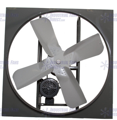 AirFlo-N600 Panel Mount Exhaust Fan 36 inch 11900 CFM Belt Drive N636-D-1-T