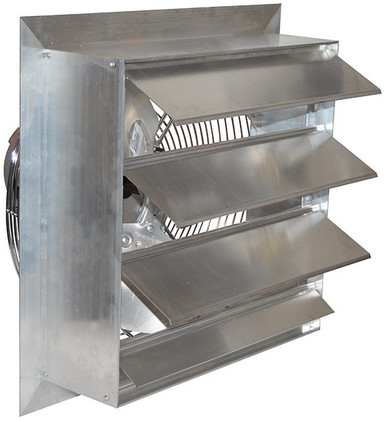 AX Wall Exhaust Fan 36 inch 10000 CFM 3 Phase Direct Drive AX36-7M