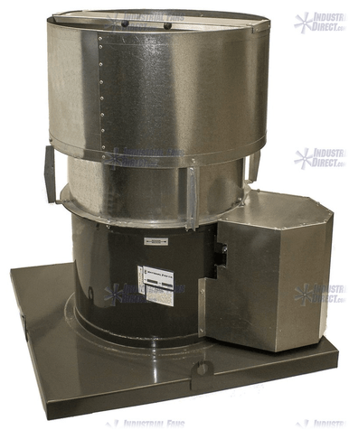 AirFlo-NBPV Upblast Roof Exhaust Fan 30 inch 12100 CFM Belt Drive 1 Phase NBPV30-G-1-T