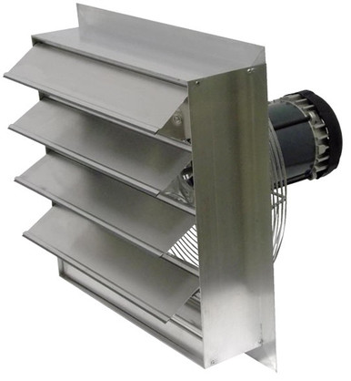 AX Wall Exhaust Fan 16 inch Variable Speed 1850 CFM Direct Drive AX16-1VHE