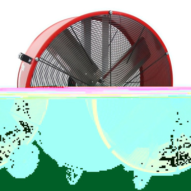 Filtered Roof Supply Fan 20 inch 5500 CFM Belt Drive 3 Phase KSFV20RH3S