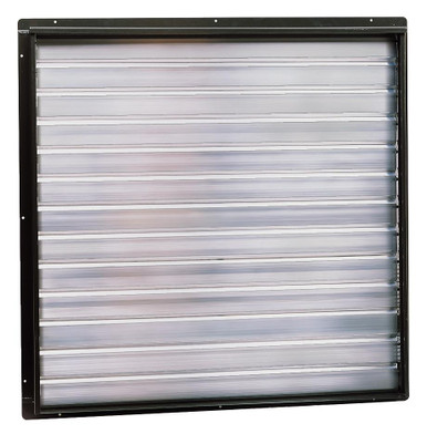 Triangle Intake Shutter Motorized 40 inch w/ Electric Operator RIWS36