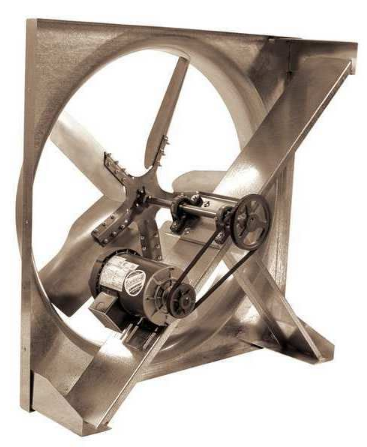 LCE Sidewall Exhaust Fan 20 inch 4379 CFM Belt Drive 1 Phase LCE20PH1S