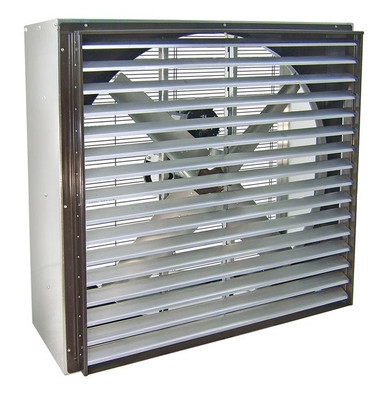 VIK Cabinet Exhaust Fan w/ Shutters 30 inch 7080 CFM 1 Phase 230 Volt Belt Drive VIK3012-W