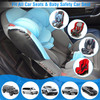 2 Packs Car Seat Protector Cushion Mat Pad with Thick Padding Protector for Child Baby Car Seat Mesh Pockets Non-slip