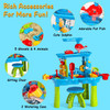 Kid Sand Water Table Toddler Water Activity Table Rain Showers Play Table Toy for 3-6 Years Old Sensory Exercise Friendship Building