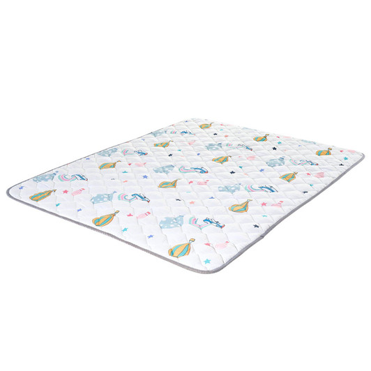 VEVOR 59"x79" Baby Play Mat Kids Crawling Soft Floor Playmat Infant Activity Mat