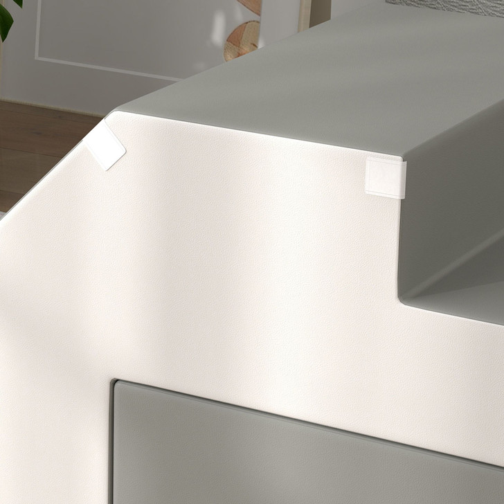 Qaba 2 Piece Foam Climbing Toys for Toddlers 1-3 Years, for Slide, Climb and Crawl, Light Gray