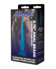 Blue Line C & B 6.75" Anal Beads w/Suction Base - Jelly Blue