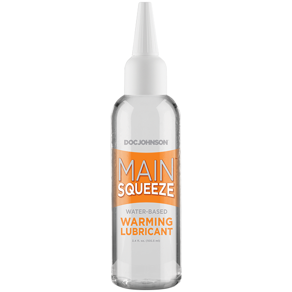 Main Squeeze Warming Water Based Lubricant 3.4 Oz