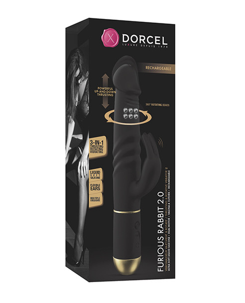 Dorcel Thrusting & Spinning Furious Rabbit 2.0 - Black