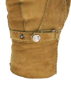 Mens Sheepskin Gloves in Tan