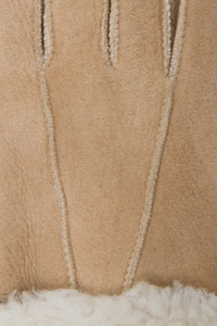 Womens Sheepskin Gloves in Camel