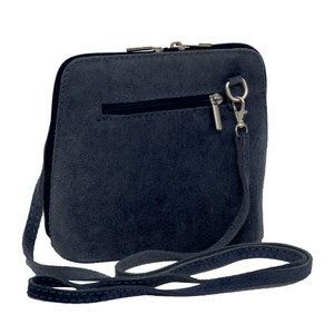 Suede Sholder Bag in Navy