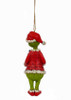 GRINCH HOLDING WREATH ORN - 6009205