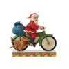 SANTA RIDING BICYCLE - 6010818