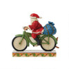 SANTA RIDING BICYCLE - 6010818