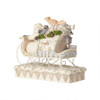 WHITE WOODLAND SANTA IN SLEIGH - 6001410