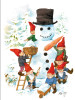 MINI CARDS SNOWMAN & GNOMES - 68-00000451