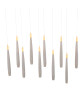 FLOATING CANDLE STRING SET OF 10 - BAT1701