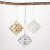 FACETED DROP ORNAMENT - OR10538