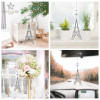 HANGING CRYSTAL EIFFEL TOWER 6" - DT