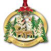 DEERSCAPE - LEAVENWORTH ENGRAVED ORNAMENT - 64871