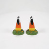 DISNEY HALLOWEEN - CANDY CORN TOPIARIES SET OF 2 - 6013682