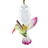 FACET HUMMINGBIRD ORNAMENT - 6015566