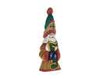 9" FESTIVE MUSIC TALL HAT SANTA - S1051