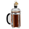 FRENCH COFFEE PRESS ORNAMENT - 32366