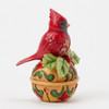 MINI CARDINAL ON JINGLE BELL - JIM SHORE - 6017279