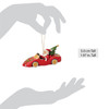 SANTA IN SPORTS CAR ORNAMENT - JIM SHORE - 6017299