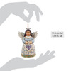QUILTING ANGEL ORNAMENT - JIM SHORE - 6017305