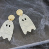 CHAMPAGNE PEARL GHOST EARRINGS - PEARLGHOST