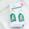 EMERALD GALAXY TREE ARCH EARRINGS - EMGALTREE