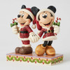 MICKEY AND MINNIE WITH CANDY CANES - JIM SHORE - 6016882