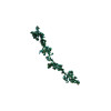 72" GREEN GLITTER GARLAND - XS9318