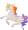 UNICORN WITH RAINBOW MANE ORNAMENT - 1HAJ2023