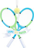 GAME SET MATCH TENNIS RACKET ORNAMENT - 1HGO3528