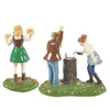 SNOW VILLAGE - HAMMERS AND STEINS SET OF 2 - 6014759