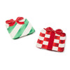 CHECK IT OUT CERAMTIC DESSERT PLATES SET OF 2 - 35509-1498